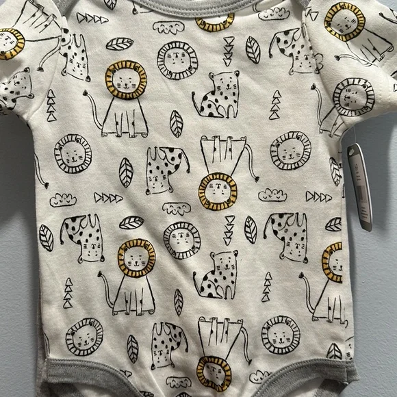 NWT Rene Rofe Baby Set - 6-9 mos Wild Cat Pattern - Picture 2 of 7